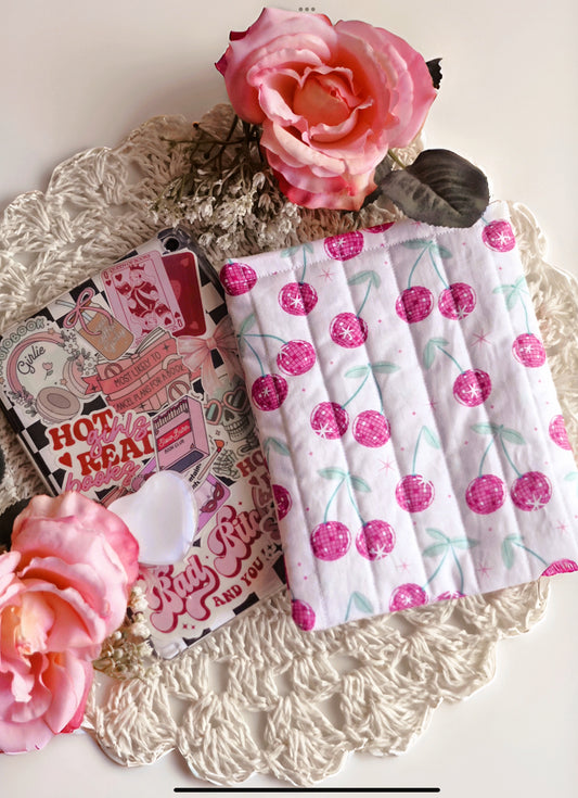 Disco Cherry Kindle Sleeve (Vertical Pattern)