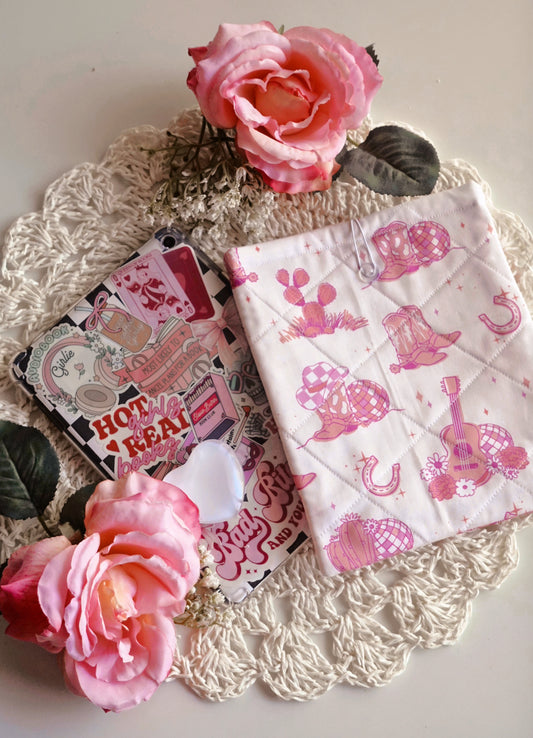 Western Pink Kindle Sleeve w/Closure